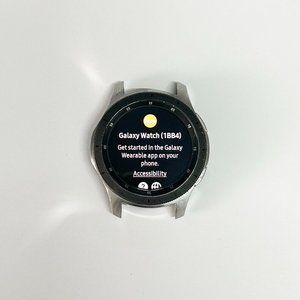 🕒 Samsung Galaxy Watch SM-R800 ⌚ AMOLED Smartwatch 46mm Stainless Steel 🛡️